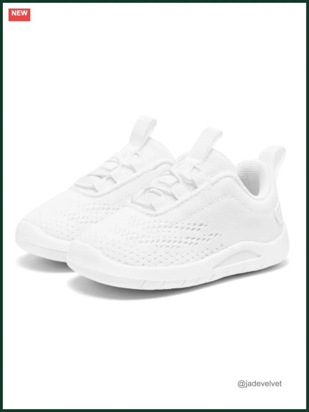 Toddler Slip On Sneakers Non-Slip Breathable Mesh Lace-Up Athletic Walking Shoes